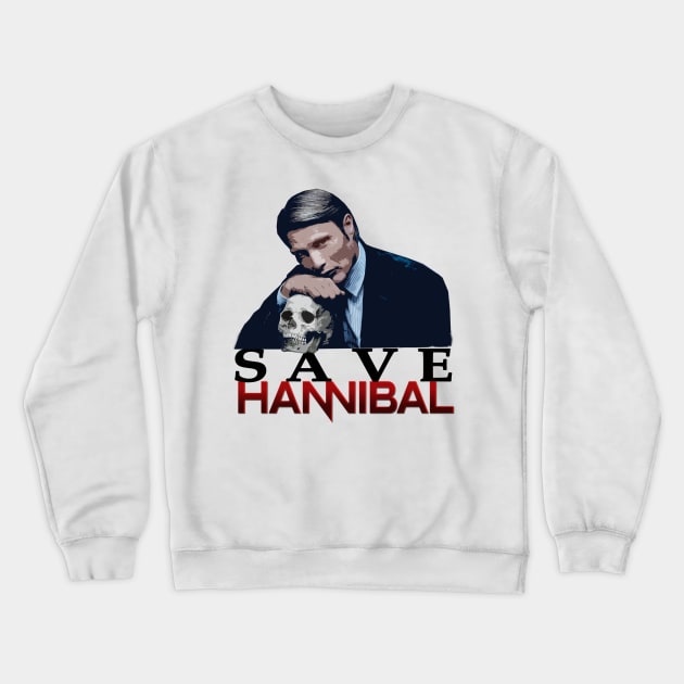 Save Hannibal Crewneck Sweatshirt by red-leaf